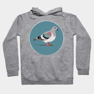 Pigeon Illustration - Cute lil bird Hoodie